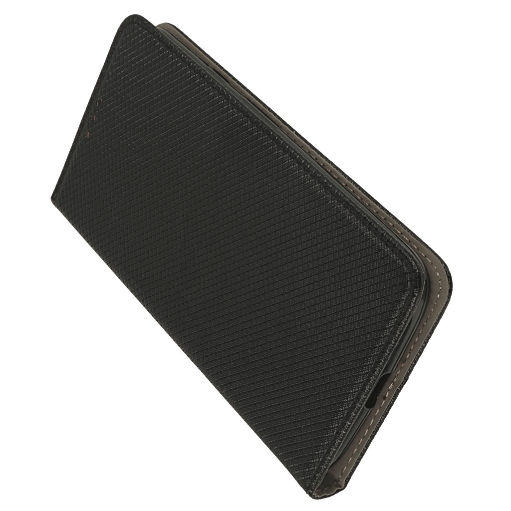 Pokrowiec etui z klapk Magnet Book czarne Lenovo Moto G4 Play / 5
