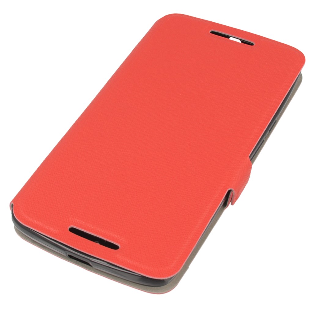 Pokrowiec Flip Case Soft czerwony MOTOROLA Moto X Play / 2
