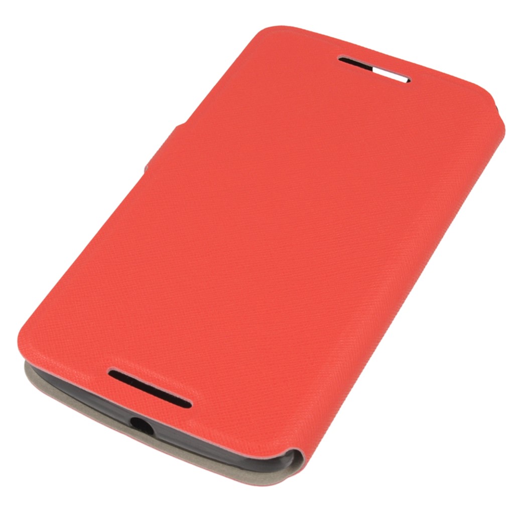 Pokrowiec Flip Case Soft czerwony MOTOROLA Moto X Play / 3