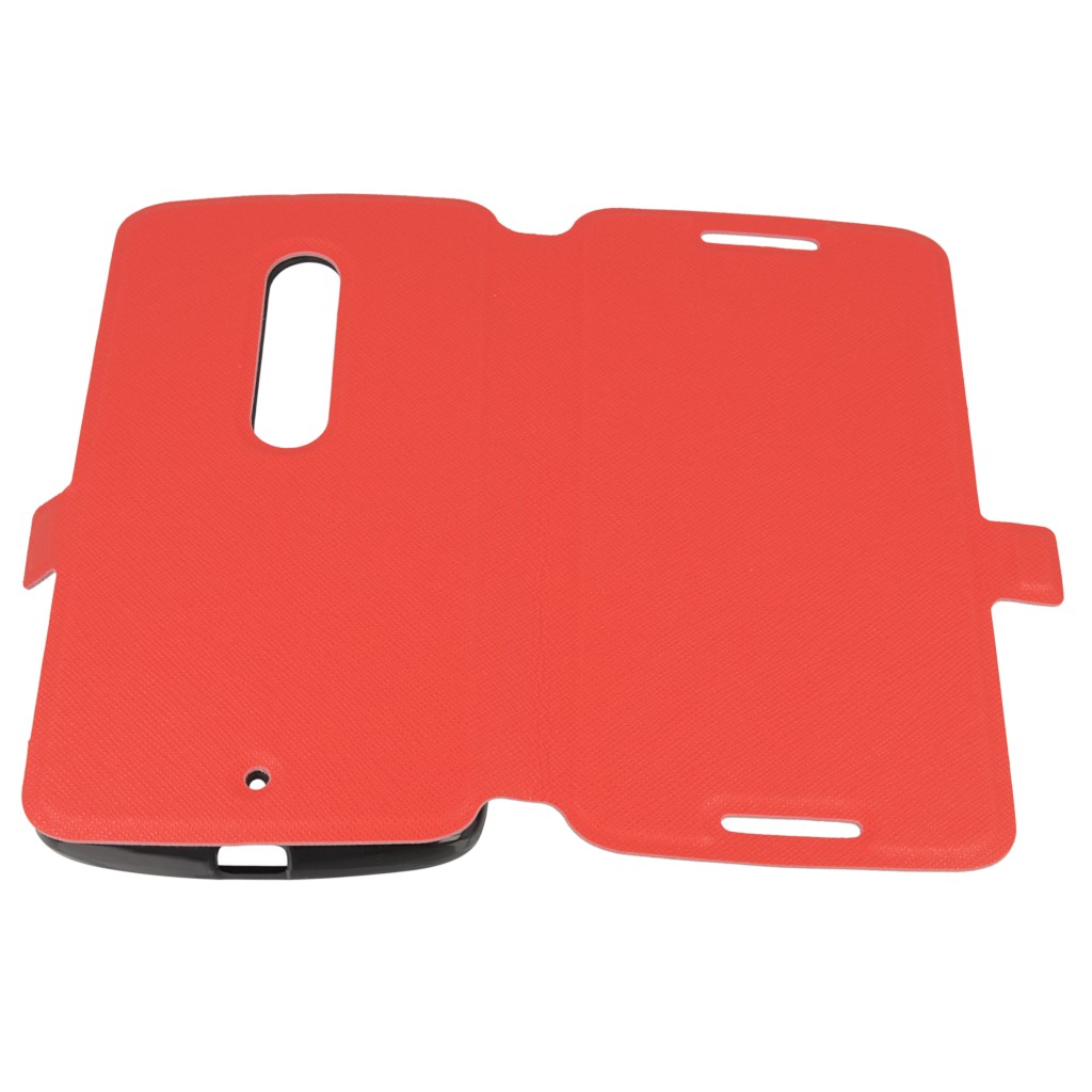 Pokrowiec Flip Case Soft czerwony MOTOROLA Moto X Play / 9