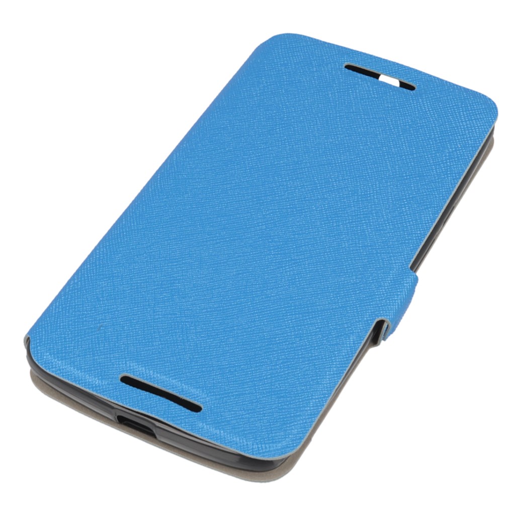 Pokrowiec Flip Case Soft niebieski MOTOROLA Moto X Play / 2