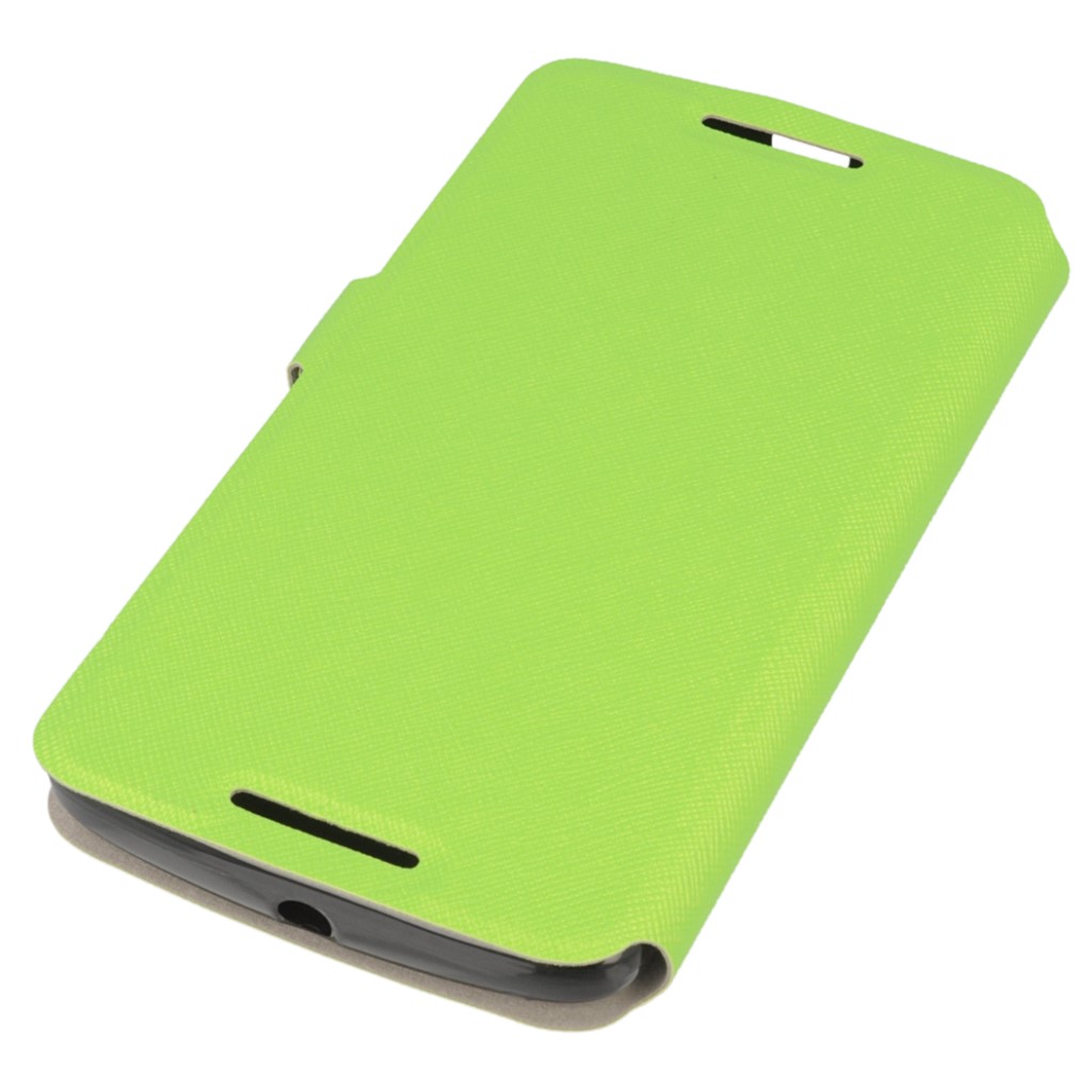 Pokrowiec Flip Case Soft zielony MOTOROLA Moto X Play / 3