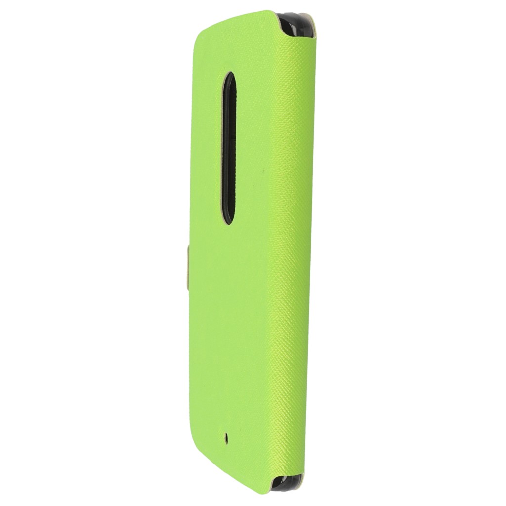 Pokrowiec Flip Case Soft zielony MOTOROLA Moto X Play / 7