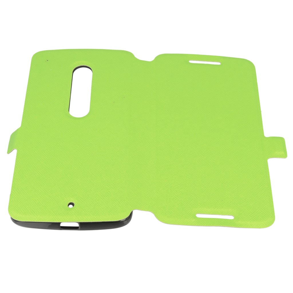 Pokrowiec Flip Case Soft zielony MOTOROLA Moto X Play / 9