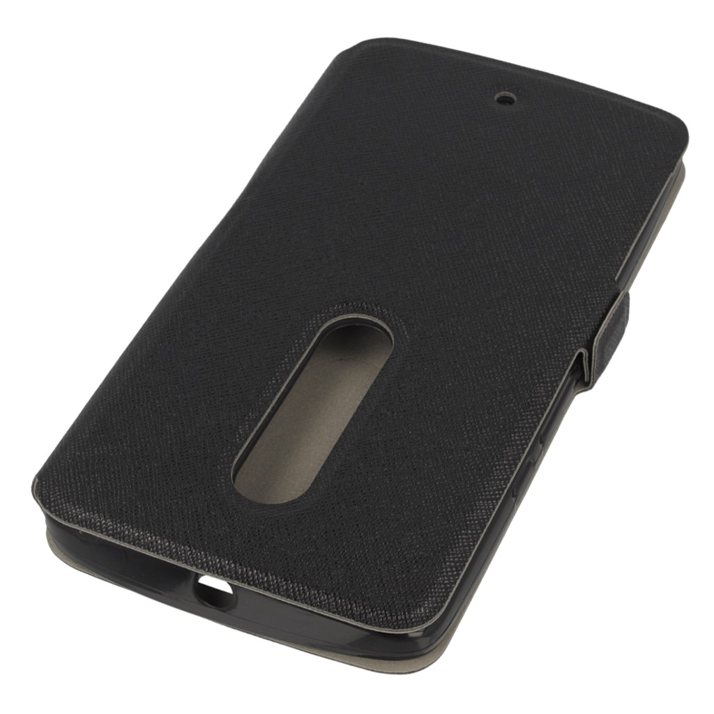 Pokrowiec Flip Case Soft czarny Lenovo Moto X Style / 4