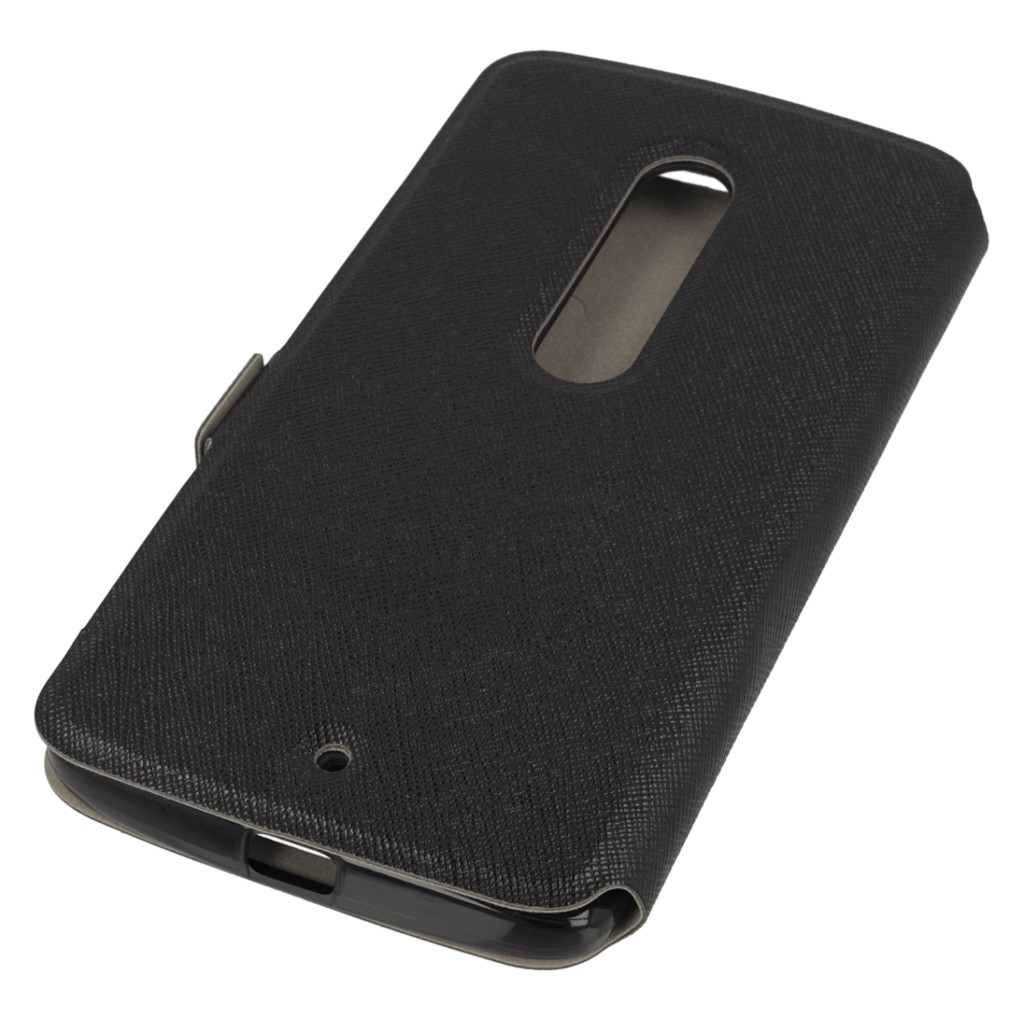 Pokrowiec Flip Case Soft czarny Lenovo Moto X Style / 5