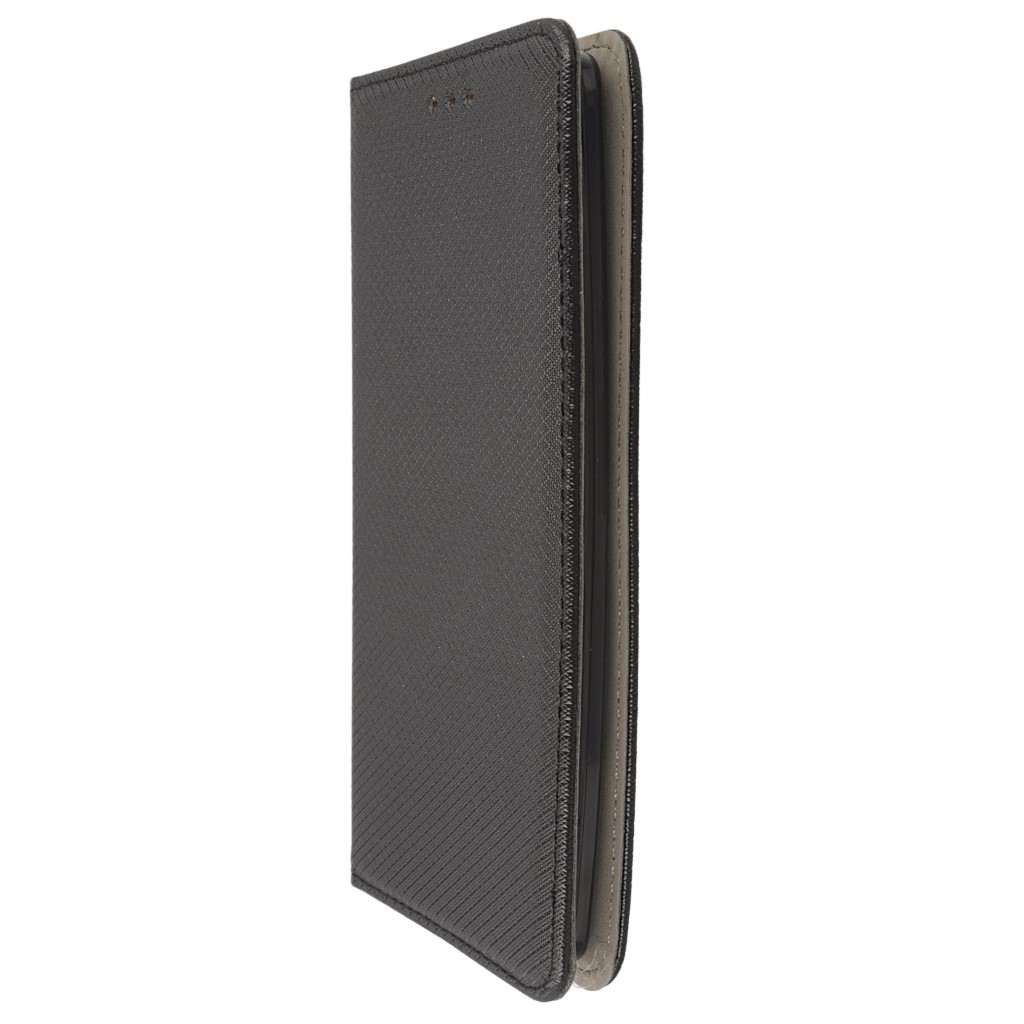 Pokrowiec etui z klapk Magnet Book czarne Lenovo Moto X Play / 6