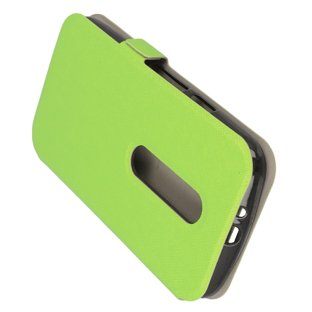 Pokrowiec Flip Case Soft zielony Lenovo Moto X Style / 4