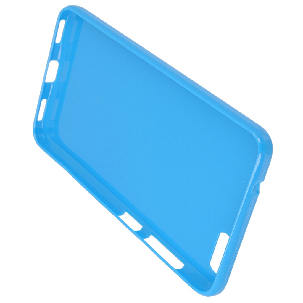 Pokrowiec oryginalne silikonowe etui BACK CASE niebieskie myPhone Luna II / 4