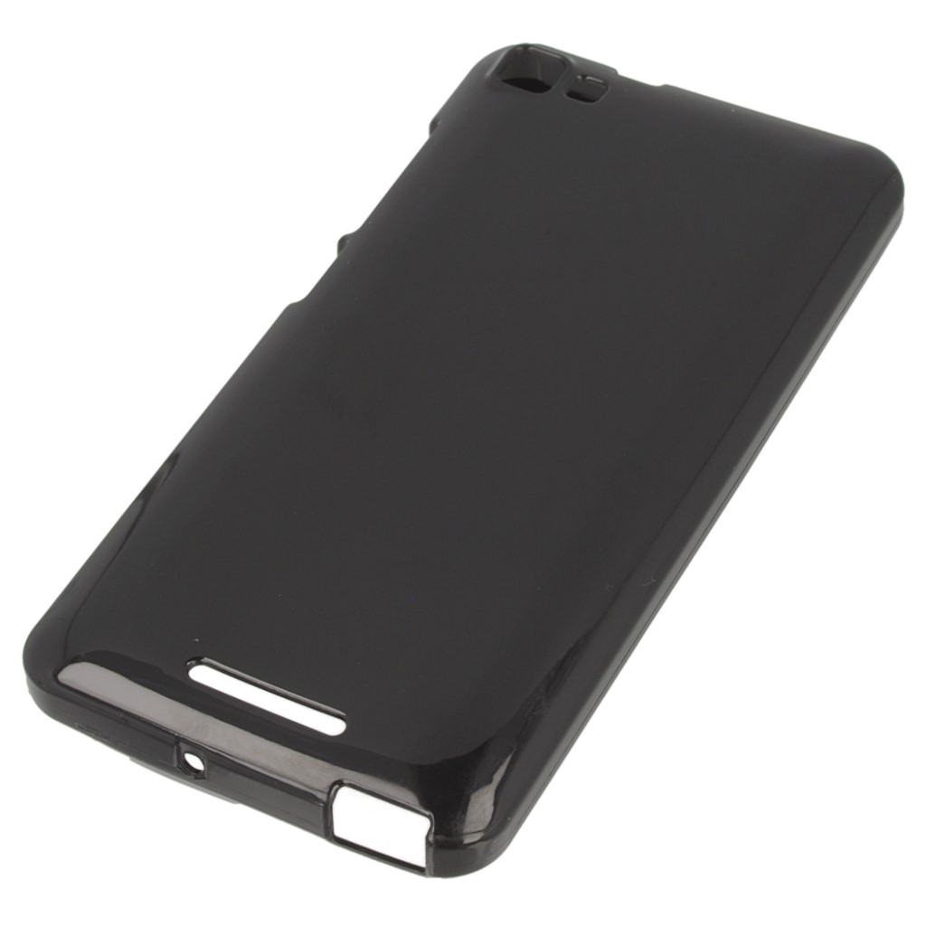 Pokrowiec oryginalne silikonowe etui BACK CASE czarne myPhone L-Line