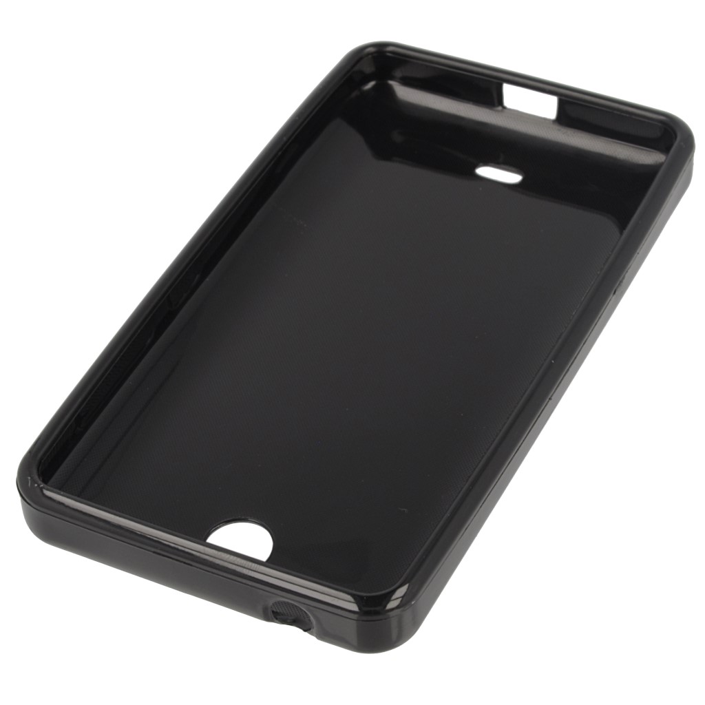 Pokrowiec silikonowe etui BACK CASE czarne Microsoft Lumia 430 Dual SIM / 4