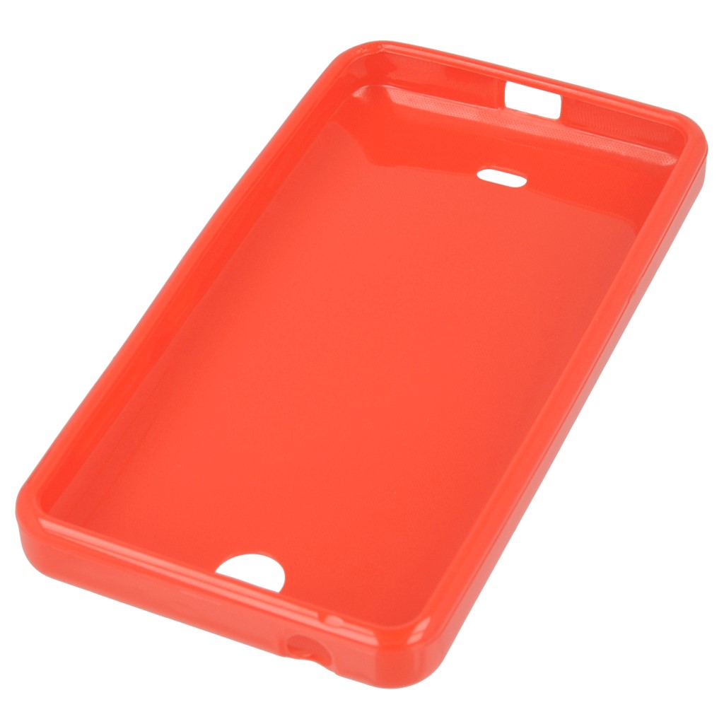 Pokrowiec silikonowe etui BACK CASE czerwone Microsoft Lumia 430 Dual SIM / 4
