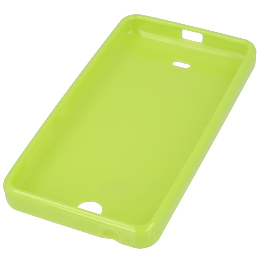 Pokrowiec silikonowe etui BACK CASE zielone Microsoft Lumia 430 Dual SIM / 4