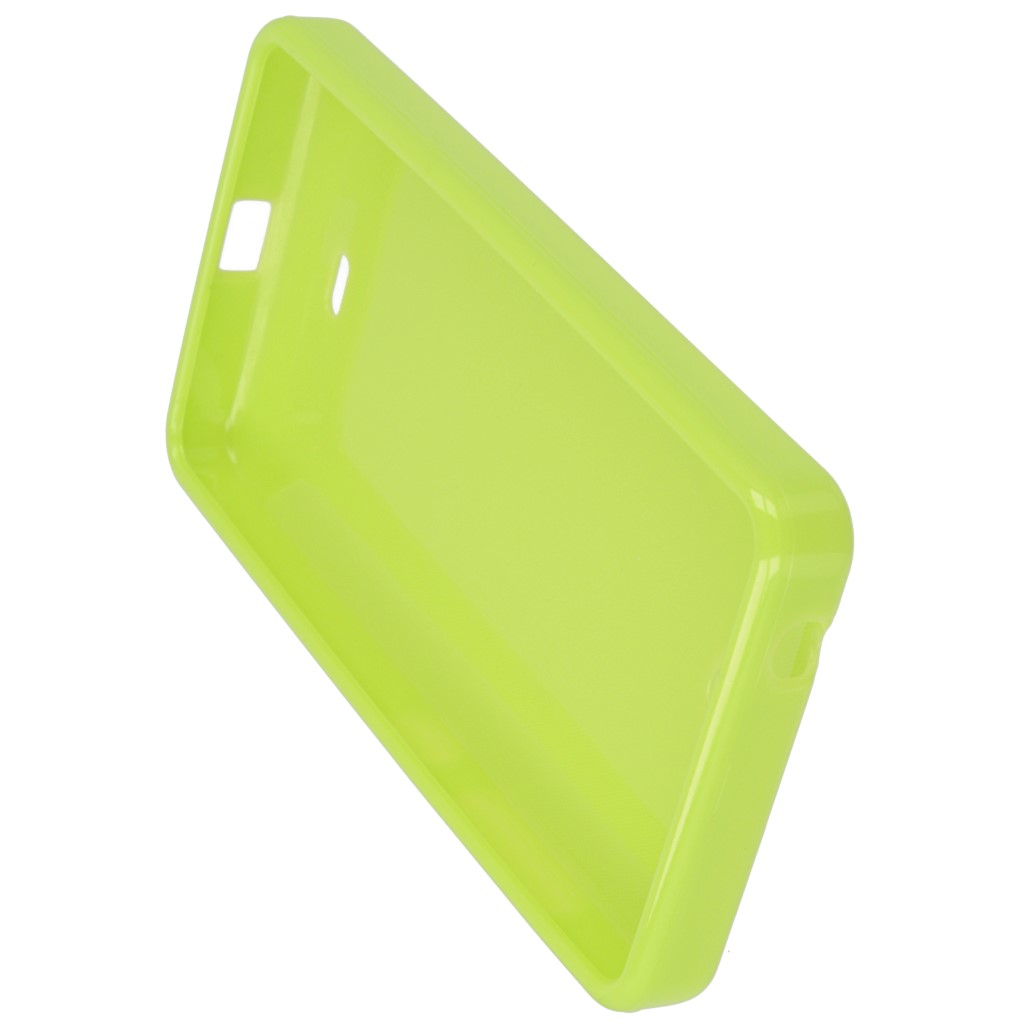 Pokrowiec silikonowe etui BACK CASE zielone Microsoft Lumia 430 Dual SIM / 8