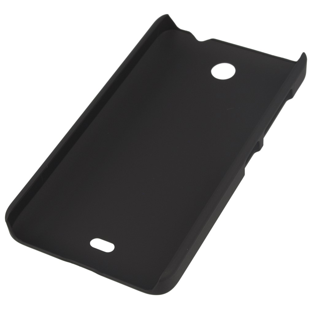 Pokrowiec etui NILLKIN SUPER SHIELD czarne Microsoft Lumia 430 Dual SIM / 3