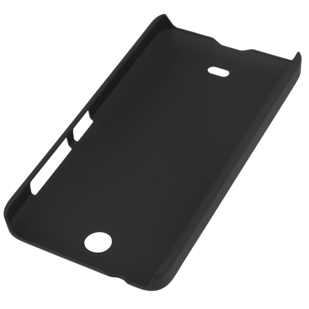 Pokrowiec etui NILLKIN SUPER SHIELD czarne Microsoft Lumia 430 Dual SIM / 4