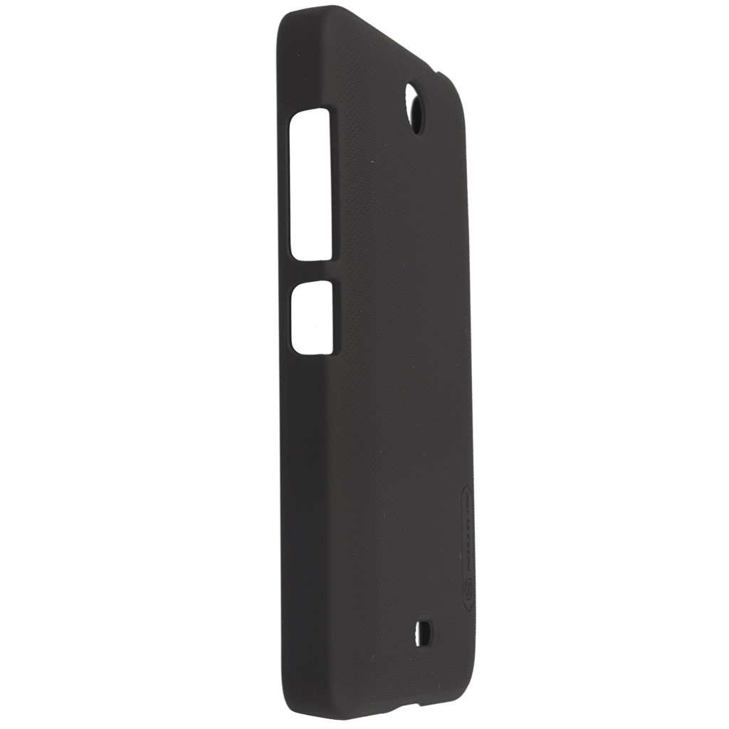 Pokrowiec etui NILLKIN SUPER SHIELD czarne Microsoft Lumia 430 Dual SIM / 7