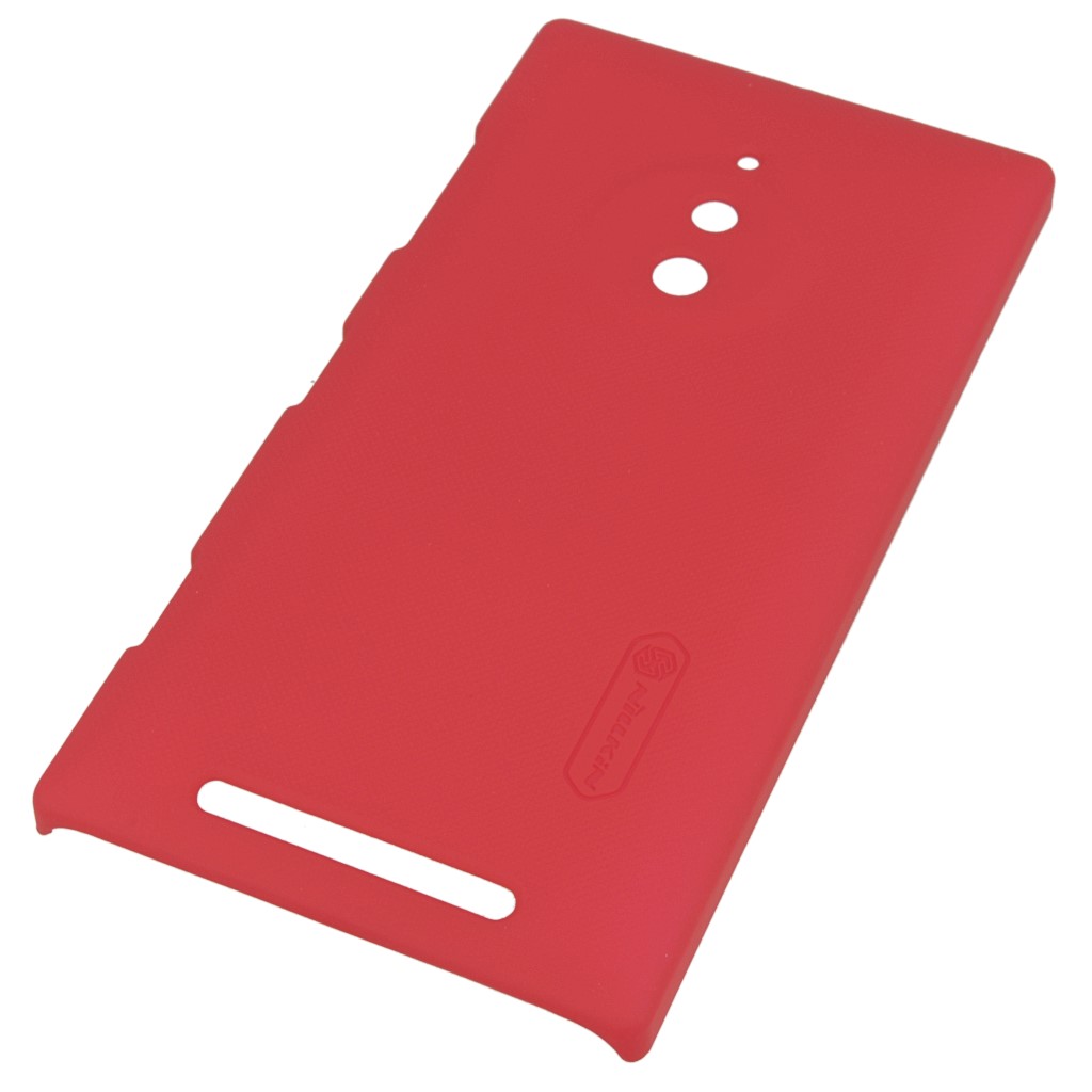 Pokrowiec etui NILLKIN SUPER SHIELD czerwone NOKIA Lumia 635
