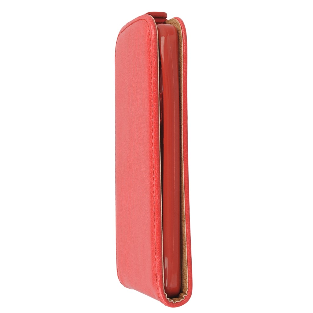 Pokrowiec z klapk na magnes Prestige Slim Flexi czerwony NOKIA 230 Dual SIM / 6