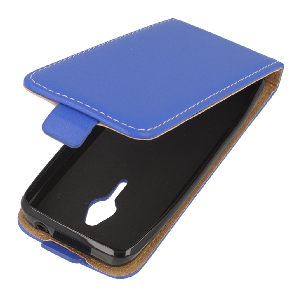 Pokrowiec z klapk na magnes Prestige Slim Flexi niebieski NOKIA 230 Dual SIM