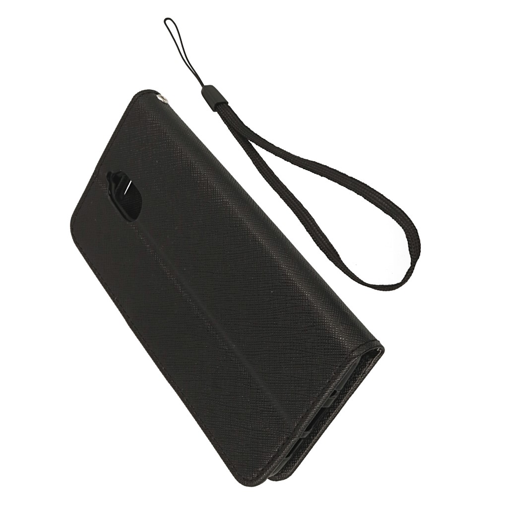 Pokrowiec etui z klapk� na magnes Fancy Case czarne NOKIA 3.1 / 3