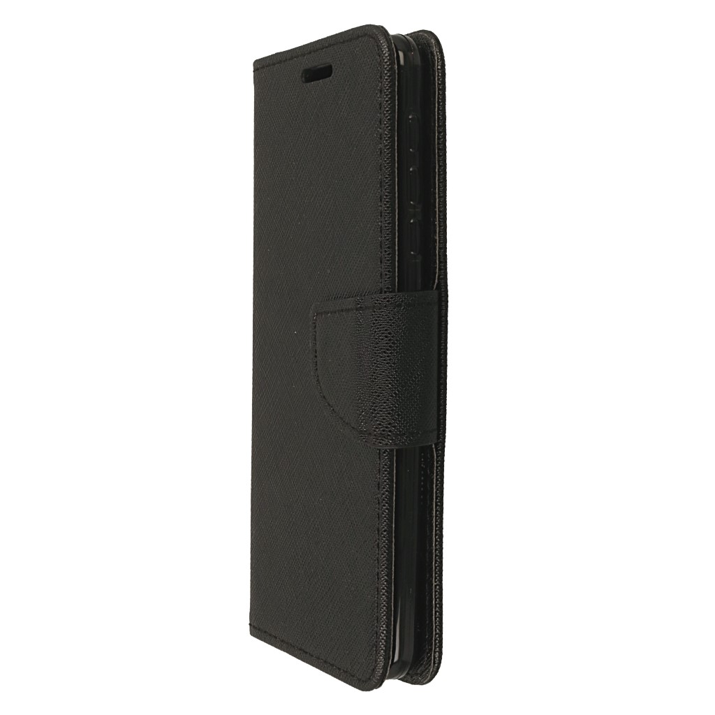 Pokrowiec etui z klapk� na magnes Fancy Case czarne NOKIA 3.1 / 5