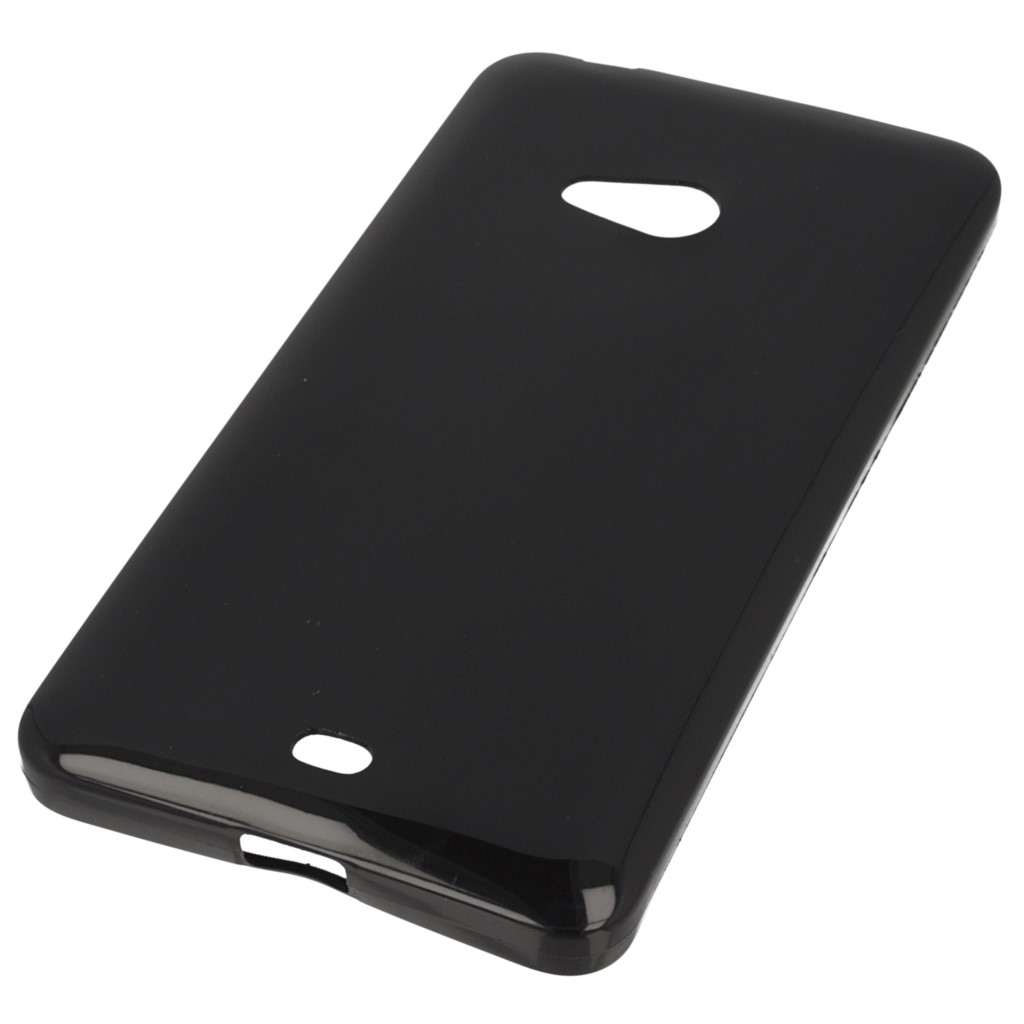 Pokrowiec etui CANDY CASE slim czarny Microsoft Lumia 540 Dual SIM