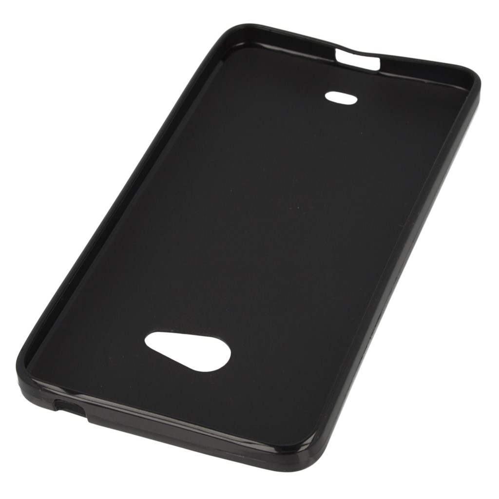 Pokrowiec etui CANDY CASE slim czarny Microsoft Lumia 540 Dual SIM / 4