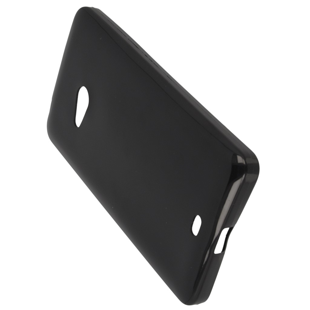 Pokrowiec etui CANDY CASE slim czarny Microsoft Lumia 540 Dual SIM / 7