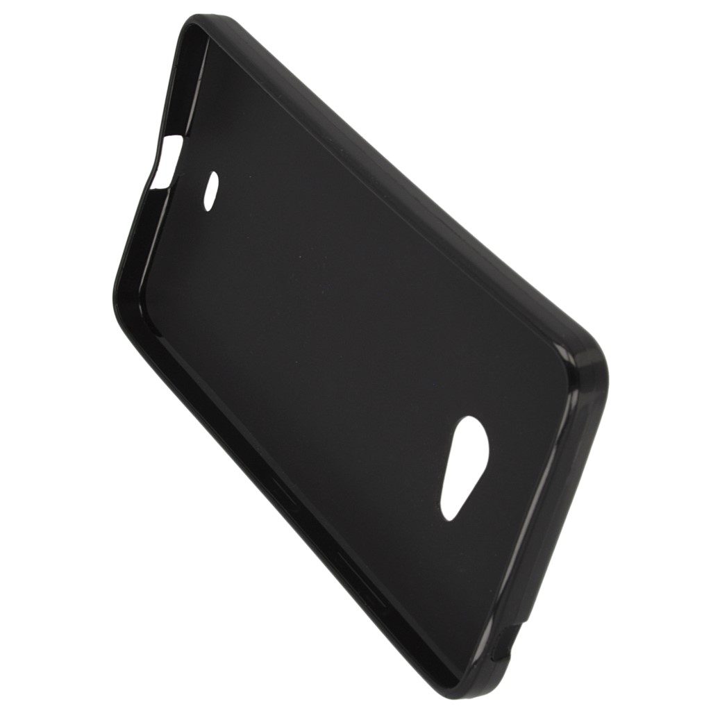 Pokrowiec etui CANDY CASE slim czarny Microsoft Lumia 540 Dual SIM / 8