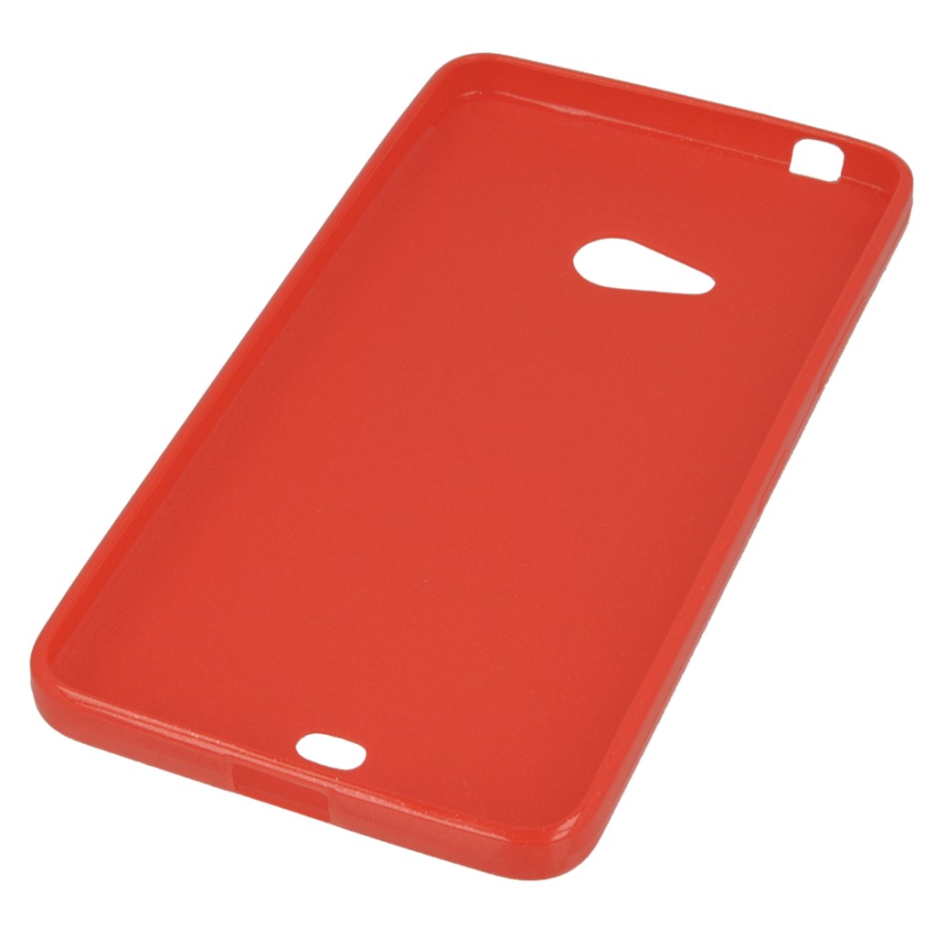 Pokrowiec etui CANDY CASE slim czerwony Microsoft Lumia 540 Dual SIM / 3