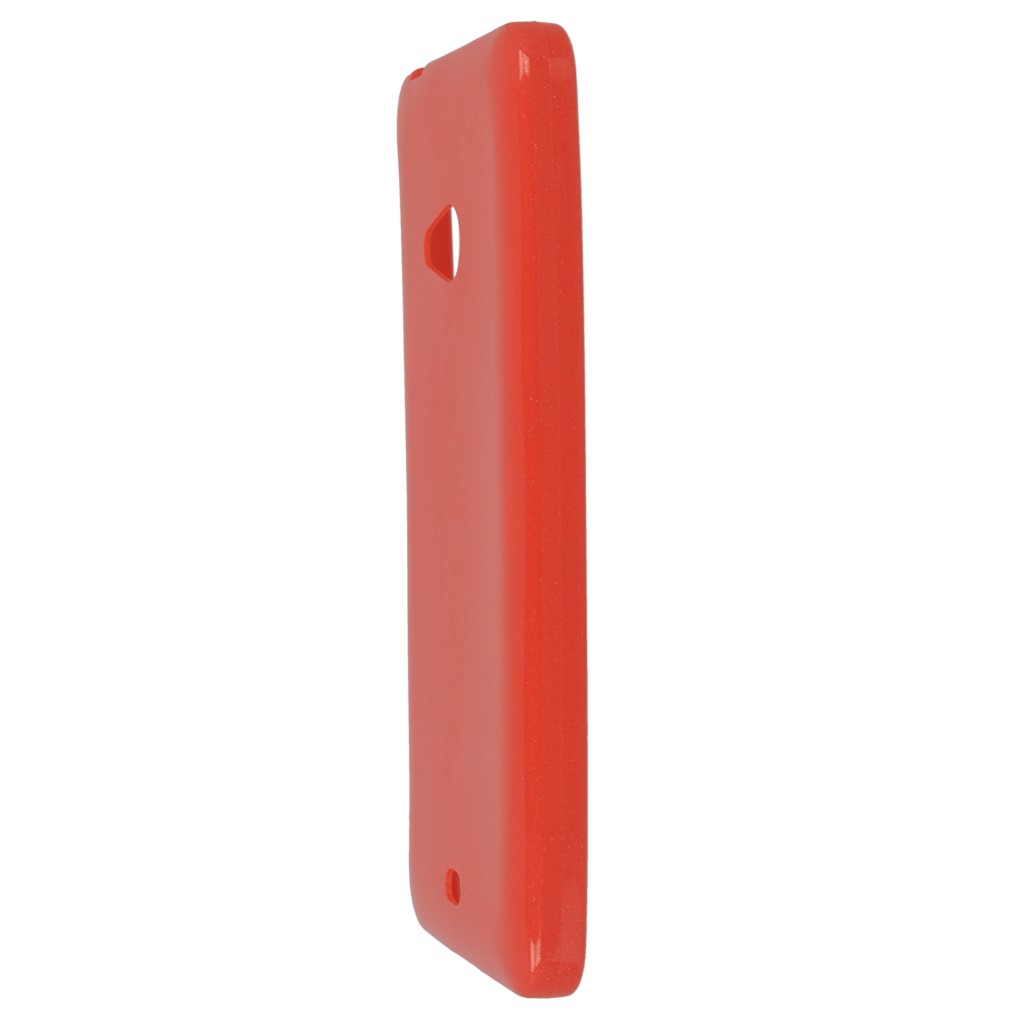 Pokrowiec etui CANDY CASE slim czerwony Microsoft Lumia 540 Dual SIM / 5
