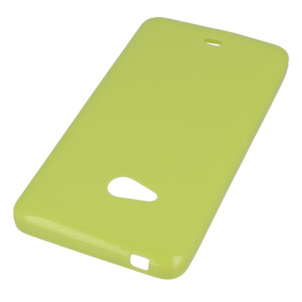 Pokrowiec etui CANDY CASE slim limonka Microsoft Lumia 540 Dual SIM / 2