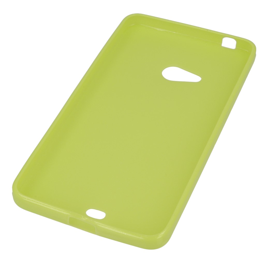 Pokrowiec etui CANDY CASE slim limonka Microsoft Lumia 540 Dual SIM / 3