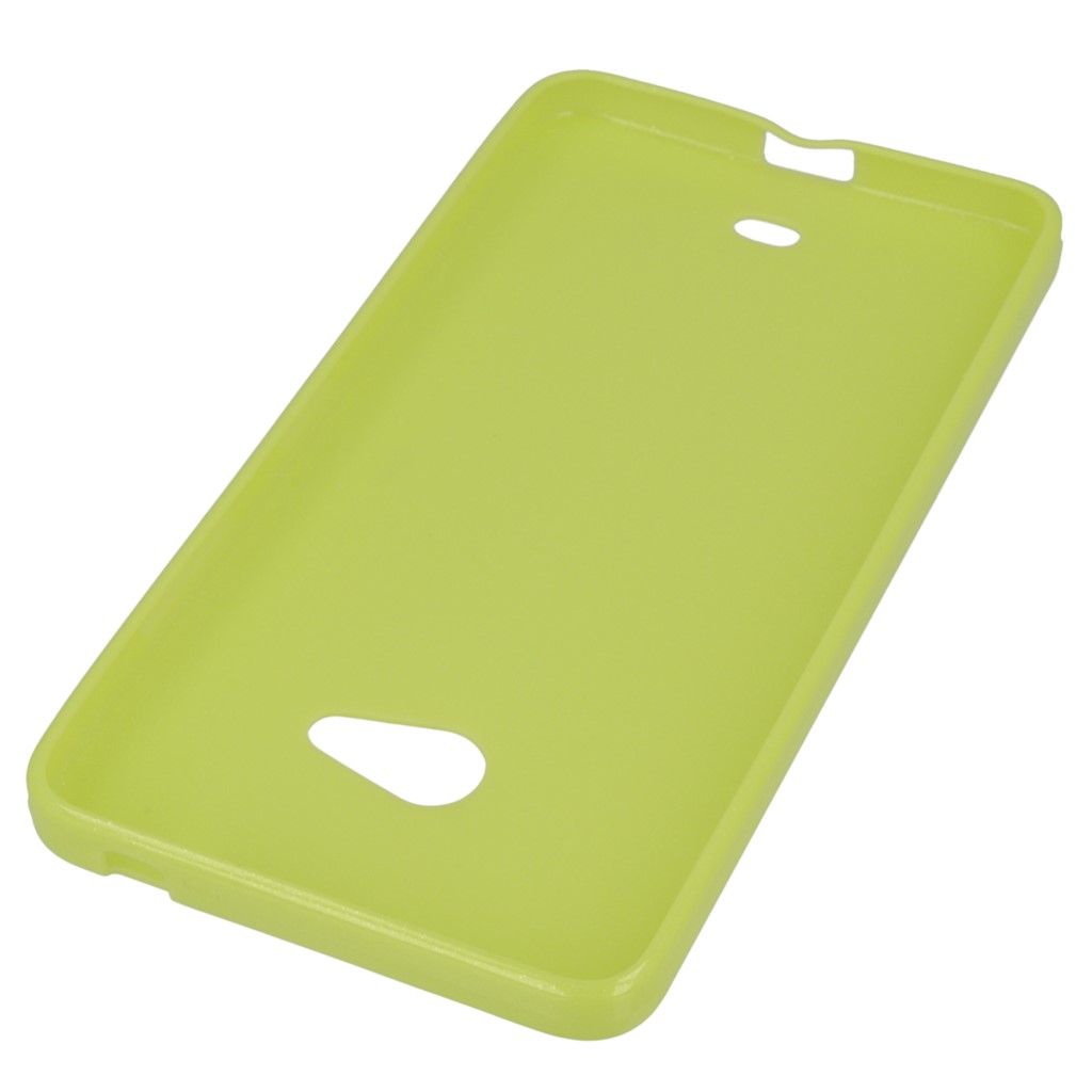 Pokrowiec etui CANDY CASE slim limonka Microsoft Lumia 540 Dual SIM / 4