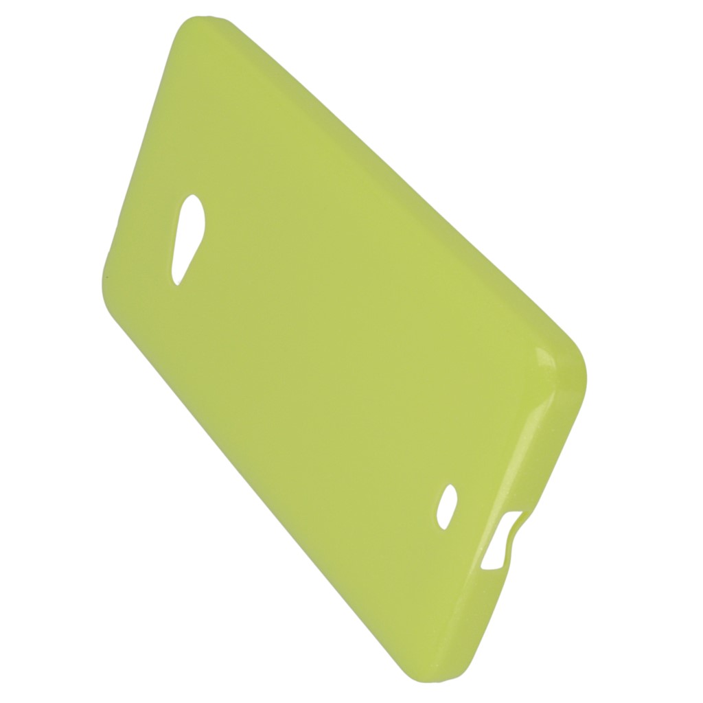 Pokrowiec etui CANDY CASE slim limonka Microsoft Lumia 540 Dual SIM / 6