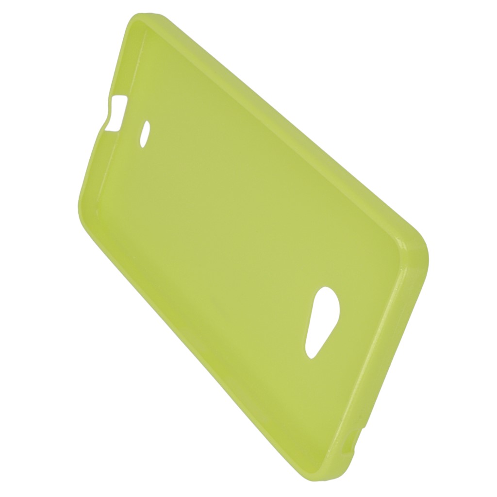 Pokrowiec etui CANDY CASE slim limonka Microsoft Lumia 540 Dual SIM / 7