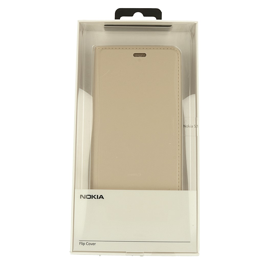 Pokrowiec etui oryginalne Nokia CP-307 Flip Cover cream NOKIA 5.1 / 4