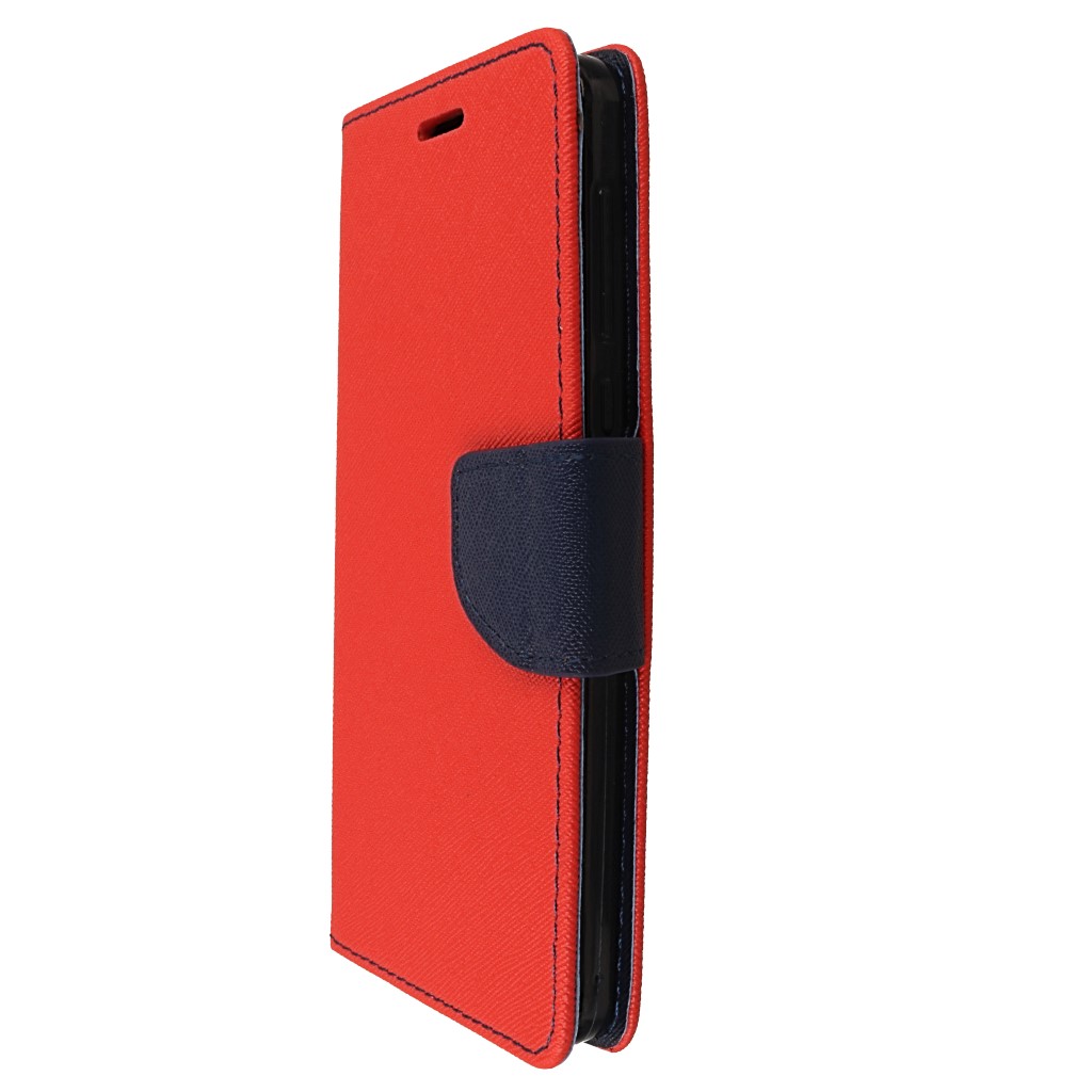 Pokrowiec etui z klapką na magnes Fancy Case czerwono-granatowe NOKIA 6 2018 / 6 Pokrowiec etui z klapką na magnes Fancy Case czerwono-granatowe NOKIA 6 2018 / 6