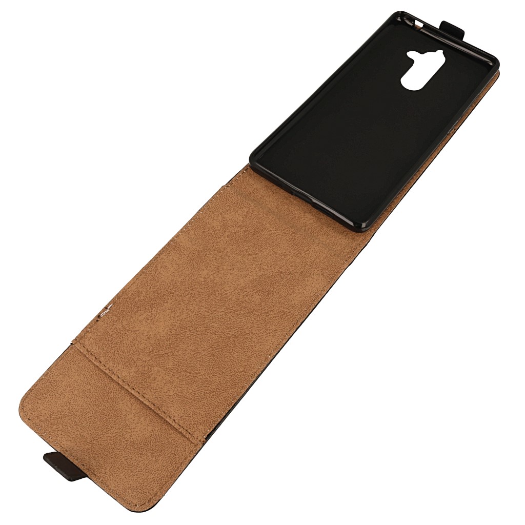 Pokrowiec z klapką na magnes Prestige Slim Flexi czarny NOKIA 7 Plus / 2 Pokrowiec z klapką na magnes Prestige Slim Flexi czarny NOKIA 7 Plus / 2