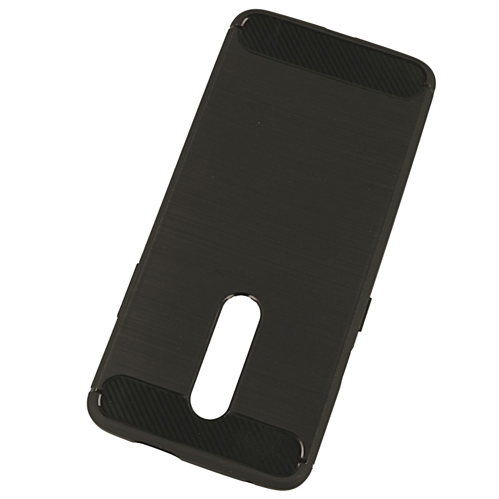 Pokrowiec etui pancerne Karbon Case czarne OnePlus 7 Pro / 6