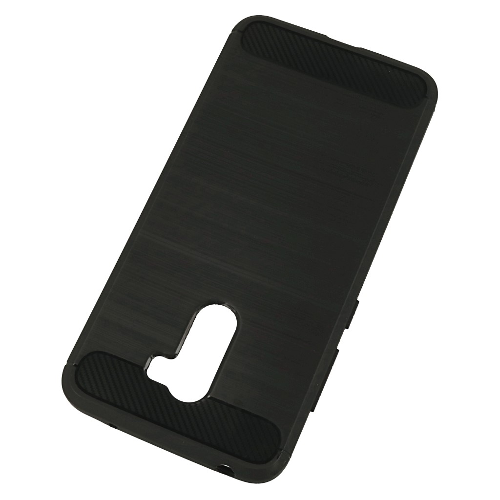 Pokrowiec etui pancerne Karbon Case czarne Xiaomi Pocophone F1 / 2