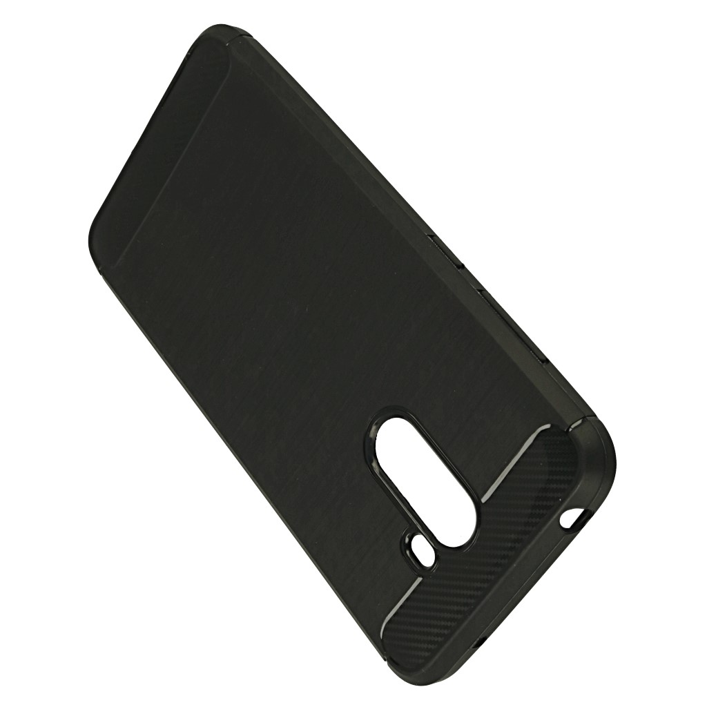 Pokrowiec etui TECH-PROTECT TPU CARBON czarne Xiaomi Pocophone F1 / 3