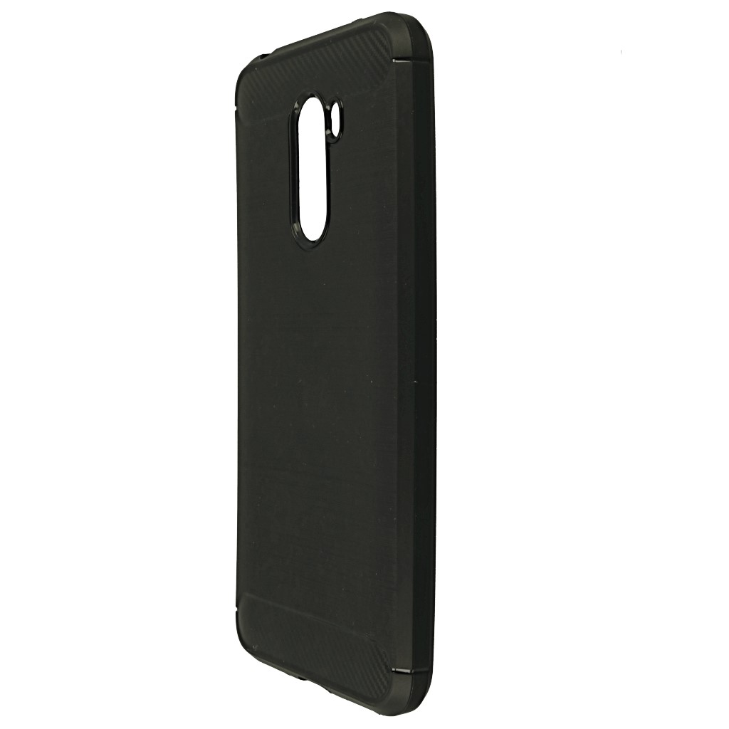 Pokrowiec etui TECH-PROTECT TPU CARBON czarne Xiaomi Pocophone F1 / 4