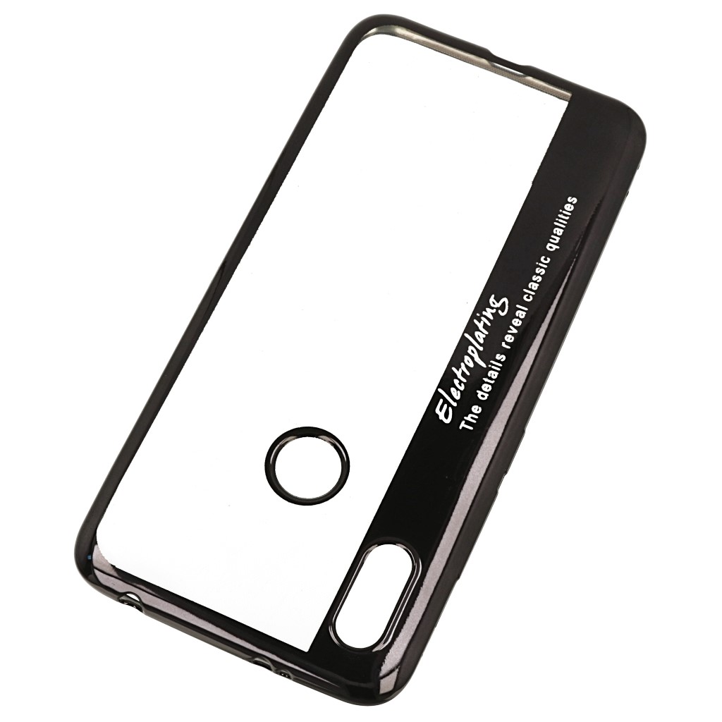 Pokrowiec etui silikonowe Electroplating czarne Xiaomi Redmi S2 / 2