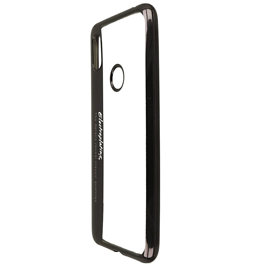 Pokrowiec etui silikonowe Electroplating czarne Xiaomi Redmi S2 / 5