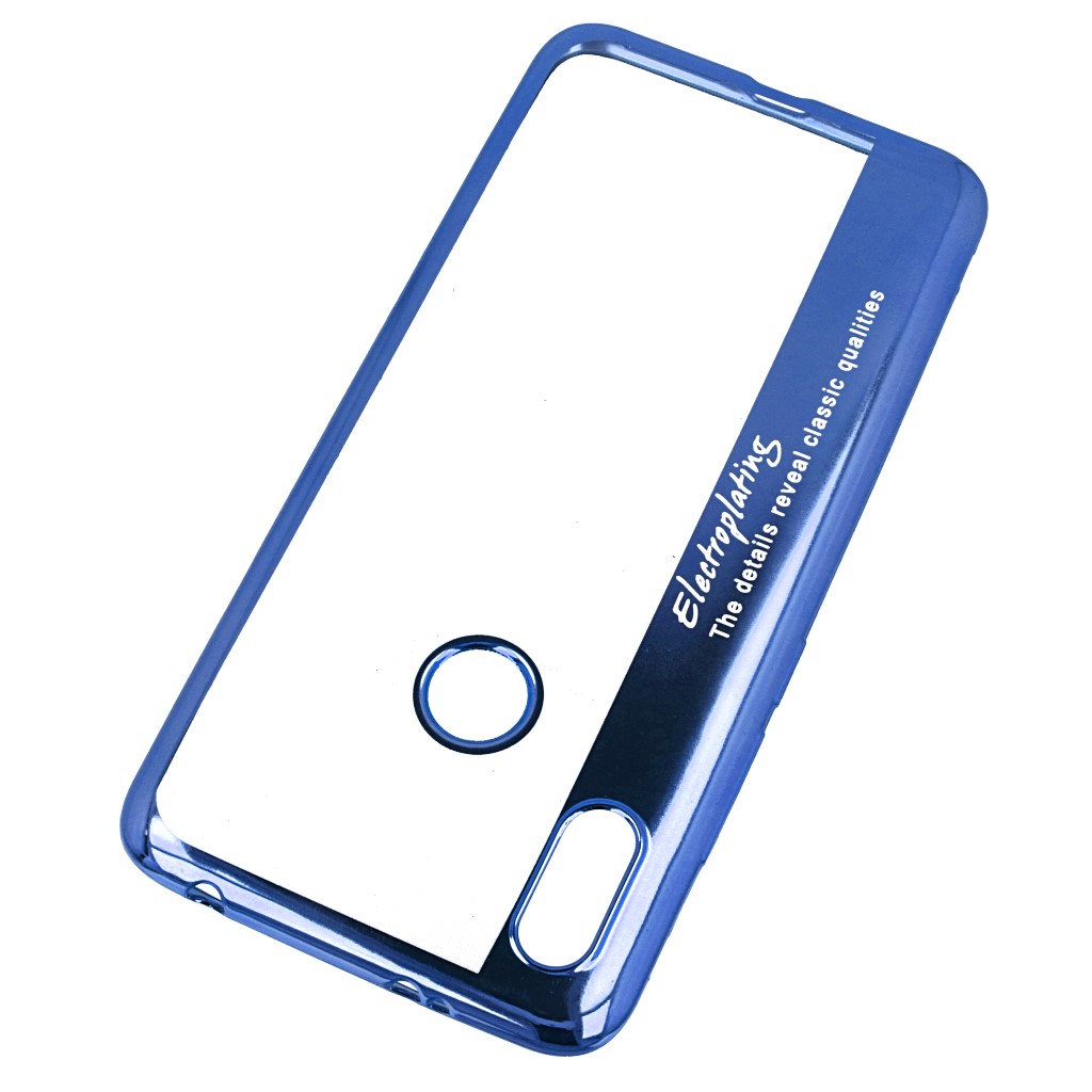 Pokrowiec etui silikonowe Electroplating niebieskie Xiaomi Redmi S2 / 2