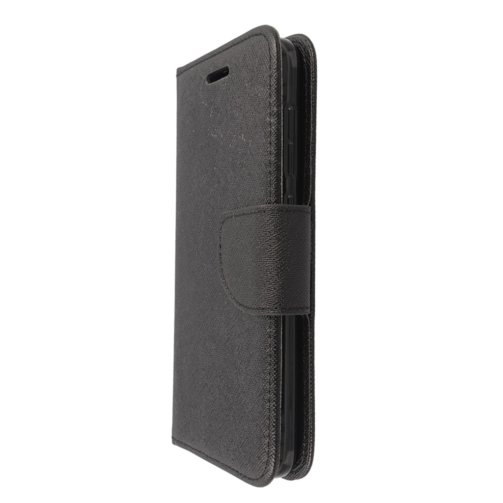 Pokrowiec etui z klapk na magnes Fancy Case czarne Xiaomi Redmi 4X / 4