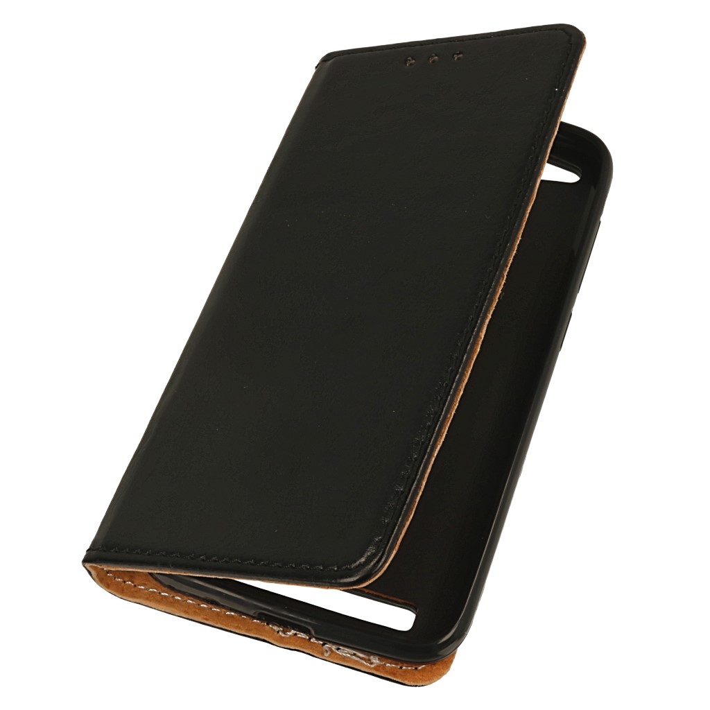 Pokrowiec etui skrzane Flexi Book Special czarne Xiaomi Redmi 5 Plus