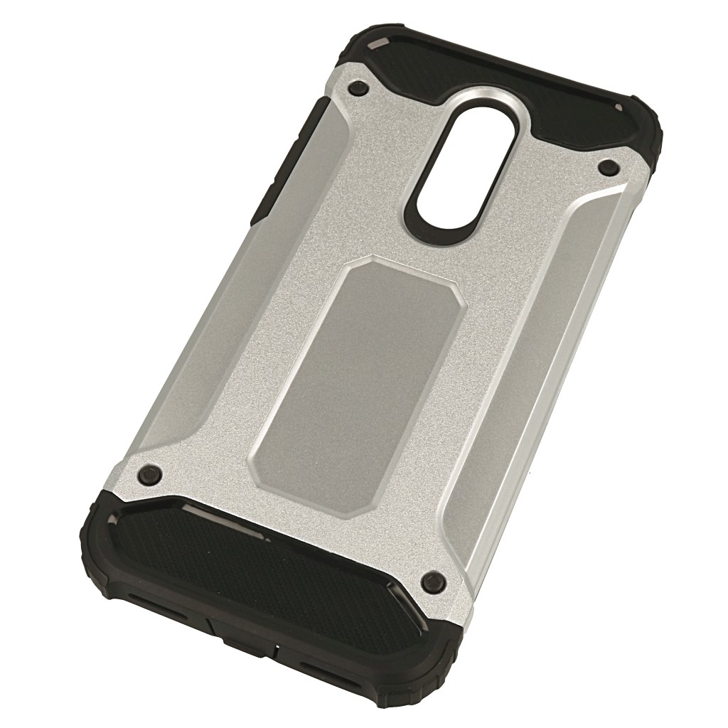 Pokrowiec etui pancerne Armor case srebrne Xiaomi Redmi 5 Plus